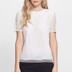 Crescent' Guipure Lace Blouse TORY BURCH